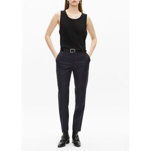 NWT‎ The Kooples Wool Blend Trousers Slim Fit Career Pants NAV01 EU 38